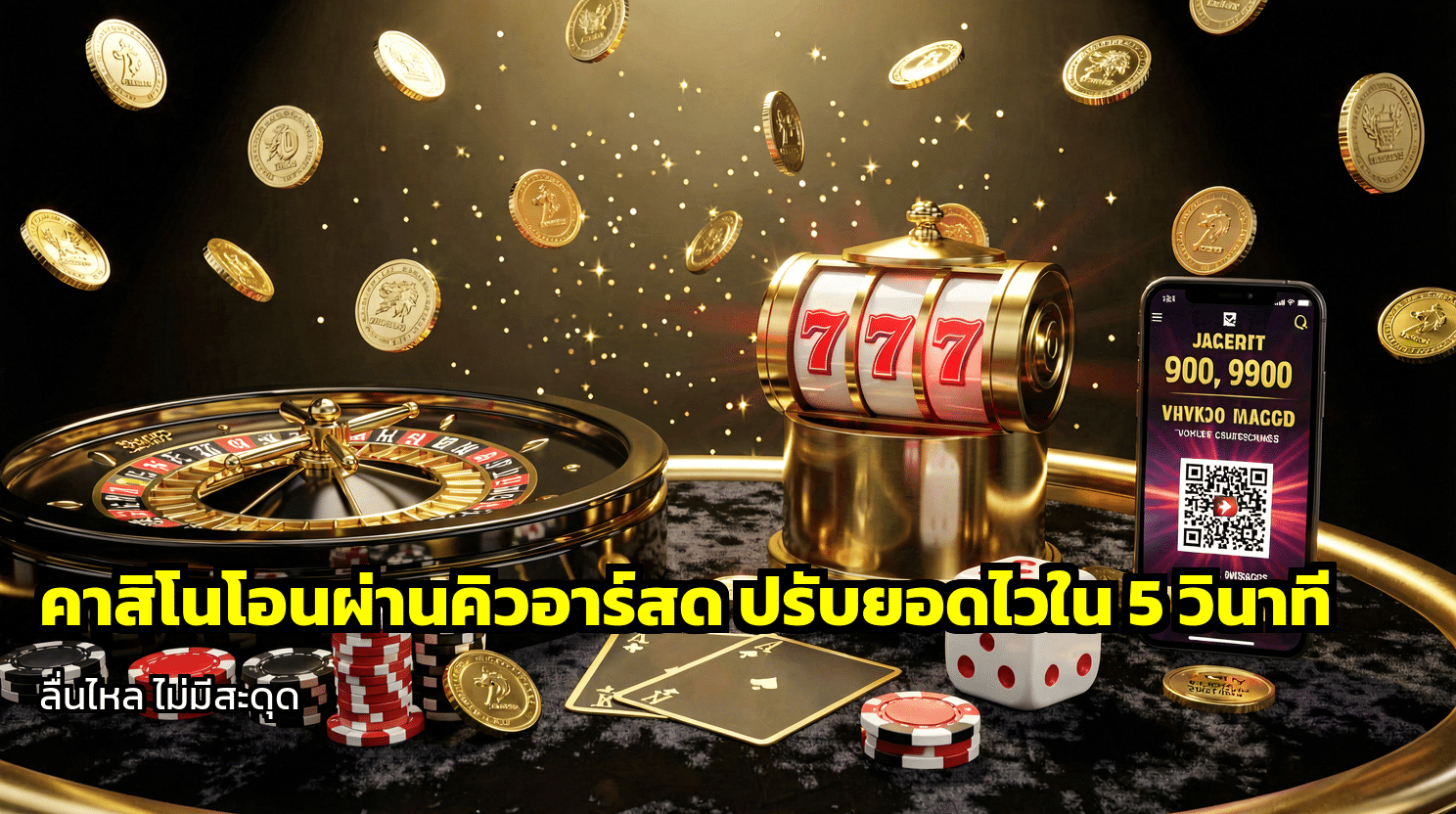 คาสิโนโอนผ่านคิวอาร์สด