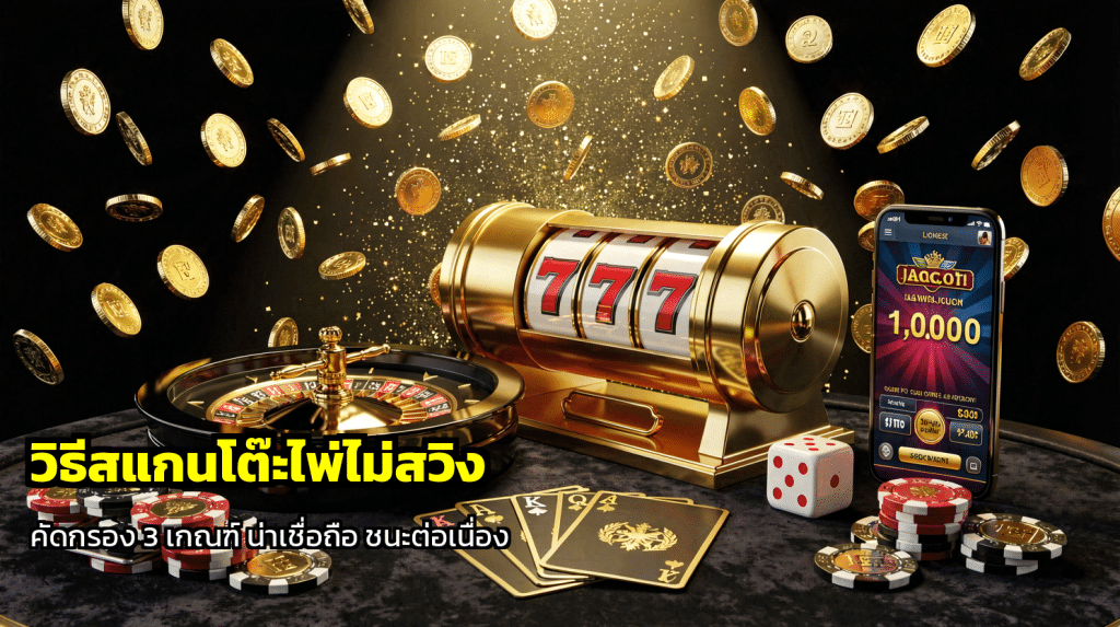 วิธีสแกนโต๊ะไพ่ไม่สวิง