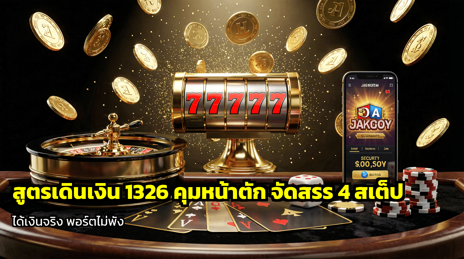 สูตรเดินเงิน 1326 คุมหน้าตัก